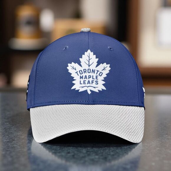 NEW 2020 Toronto Maple Leafs Fanatics Locker Room Structured Adjustable Hat - Picture 1 of 5